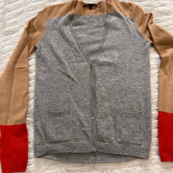 MAJE COLOR BLOCK CARDIGAN - Picture 4 of 8